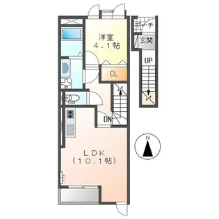 ティアラM【2階】の間取り