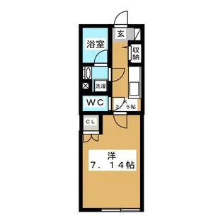 マリーズ船橋【2階】の間取り