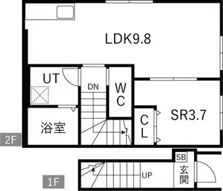 PROGRESS III【2階】の間取り