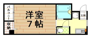 バーレルハイツ【3階】の間取り