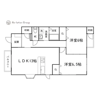 シュプールしのはらXIII【1階】の間取り