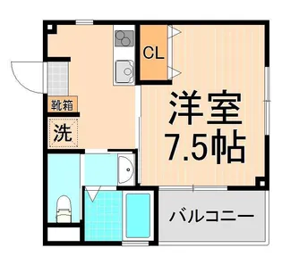 クローバー【3階】の間取り