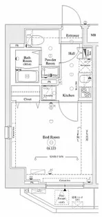 AXAS深川住吉【2階】の間取り