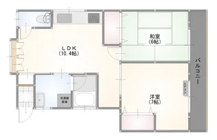 ハイコートWAKABA【2階】の間取り