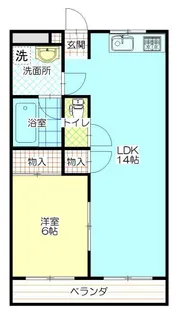 メゾンshin【1階】の間取り