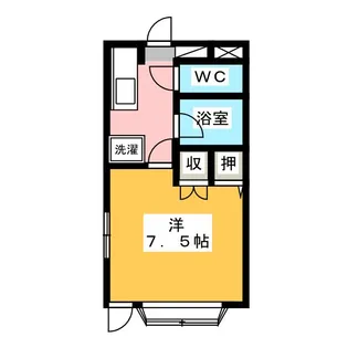 シャトレーヒグチ【1階】の間取り