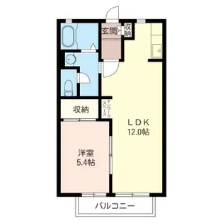 レジデンスII【1階】の間取り