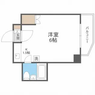 アビタシオン菊水【5階】の間取り