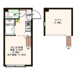 Three forest 西巣鴨【1階】の間取り