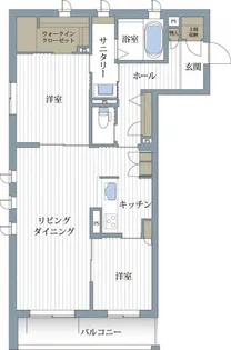フルール・ミーサ【3階】の間取り