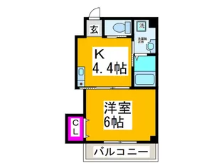 ロイヤルガーデン堺【4階】の間取り