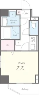 クレール【1階】の間取り