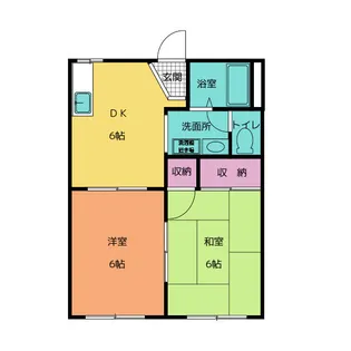 メゾン南A【1階】の間取り