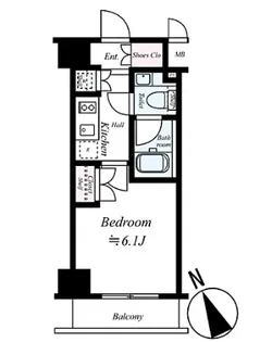 スパシエグランス早稲田【3階】の間取り