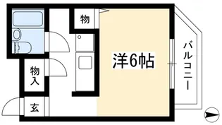 デ・リード鴨川公園【2階】の間取り