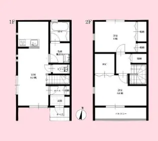 K’sガーデン蓮中前の間取り