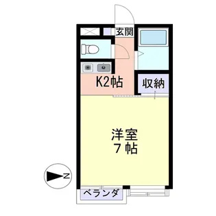 ウイングコート【2階】の間取り