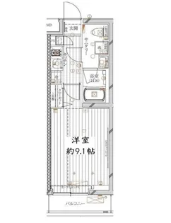レガリス馬込パークサイド【4階】の間取り