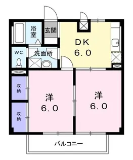 グランパドドゥ【2階】の間取り