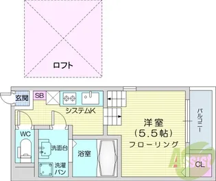 La Venus【2階】の間取り