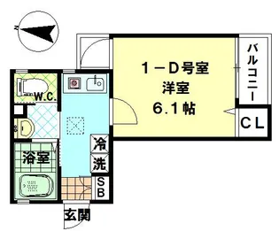Ys.Village【1階】の間取り