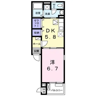 UT浮間【1階】の間取り