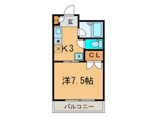 ア-バンライフヤマゼン【2階】の間取り