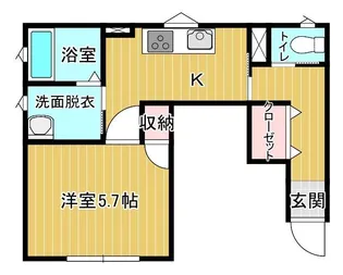 インスタイル東原【1階】の間取り