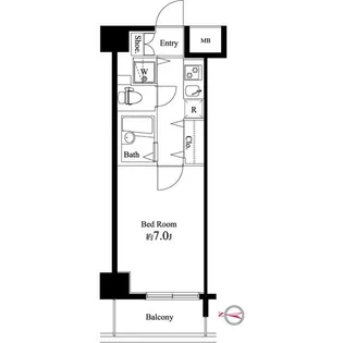 SQUARE潮見【2階】の間取り