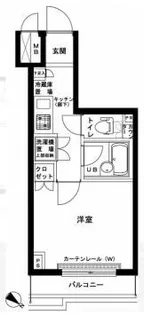 ルーブル下丸子【1階】の間取り