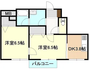 ベロウ フィオーレ【2階】の間取り