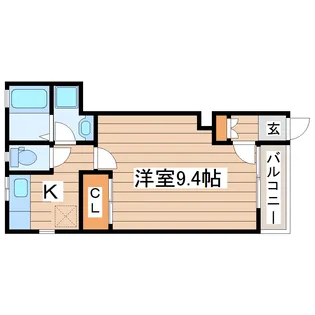 コンフォート メゾン プラム【1階】の間取り
