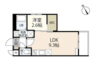 MOVE広本町SOUTH【3階】の間取り