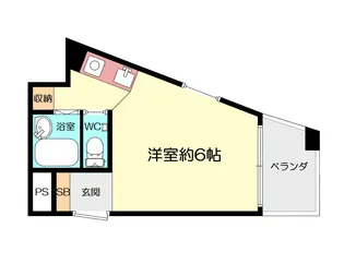 有馬パレス西中島【7階】の間取り