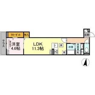 グラナーデ徳丸【1階】の間取り