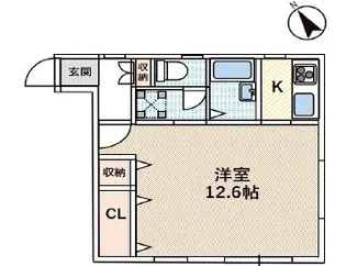サーフテラス【2階】の間取り