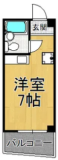 ボヌール里中【3階】の間取り