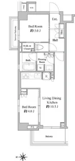 ドゥーエ西馬込【2階】の間取り