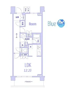 ブローテ大倉山【1階】の間取り