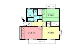 アドミラブール【2階】の間取り