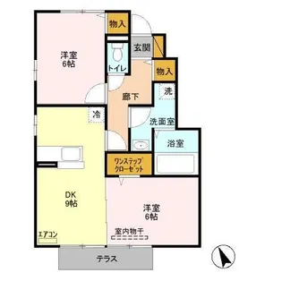 メイプルヒル I棟【1階】の間取り