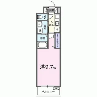 Pradera吉川美南【3階】の間取り