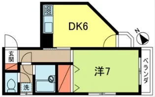 メゾンメモワール【1階】の間取り