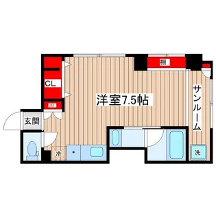 Fiume Ventisey【3階】の間取り