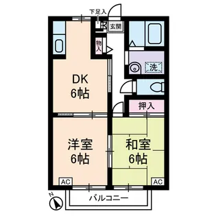 ファミーユ・ドミ【2階】の間取り