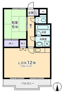 パインハイツ【3階】の間取り