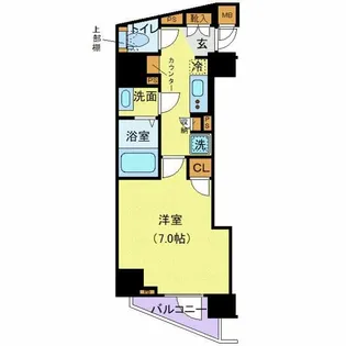 メイクスデザイン西新宿【13階】の間取り