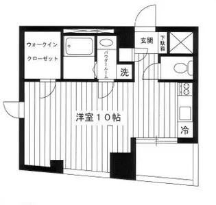 ルミエール広尾【6階】の間取り