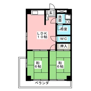 メゾンヨシザワ【3階】の間取り