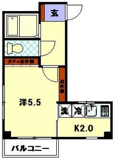 丸野ビル【4階】の間取り